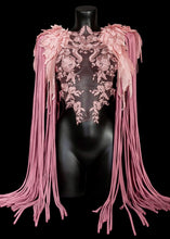 Carica l&#39;immagine nel visualizzatore di Gallery, STRAWBERRY MILKSHAKE - Pink Lace Harness &amp; Epaulettes Set
