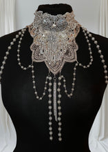 Load image into Gallery viewer, SELENE - Vintage Lace &amp; Crystal Collar
