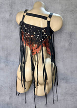 Load image into Gallery viewer, RAVAGEUR STORM - *Ready to Ship* UK 6-10/US 2-6/EU 34-38 Bleached Black Multi Way Distressed Skirt/Top
