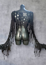Load image into Gallery viewer, MARIANNE - *Made to Order* Black Wasteland Top
