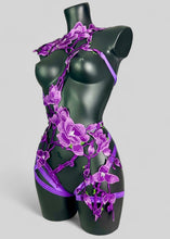 Load image into Gallery viewer, HALKIDIKI - Purple Flower Bodycage
