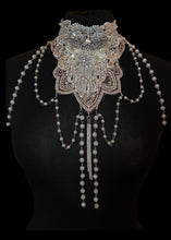 Load image into Gallery viewer, SELENE - Vintage Lace &amp; Crystal Collar
