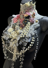 Load image into Gallery viewer, OCEANS OF TIME - Heirloom Couture Lace Collar
