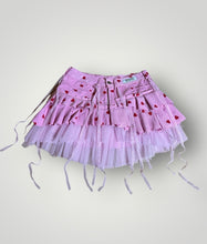 Cargar imagen en el visor de la galería, CHERRY BOMB - Pink &amp; Red Heart Dollette Skirt - UK 10/ US 6
