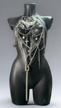 Cargar imagen en el visor de la galería, ZIMAYA - Silver Bodychain Harness
