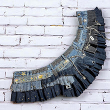 Carica l&#39;immagine nel visualizzatore di Gallery, WANDERING STAR - Reworked Denim Punk Cargo Mini U.K. 6/ US 2
