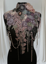 Load image into Gallery viewer, ZINYA - Vintage Lace &amp; Crystal Collar
