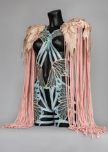 Load image into Gallery viewer, FAIRY DUST - Fae Wing Bodycage &amp; Fringed Epaulettes
