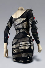 Carica l&#39;immagine nel visualizzatore di Gallery, TELLTALE HEART - Couture Punk Mesh Dress
