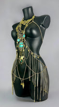 Charger l&#39;image dans la galerie, NEPHTHYS - Gold Luxe Bodychain
