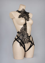Load image into Gallery viewer, GHOST DANCE - Black Sequin Mesh Bodycage
