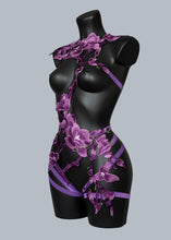 Load image into Gallery viewer, HALKIDIKI - Purple Flower Bodycage
