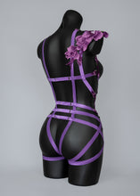 Load image into Gallery viewer, HALKIDIKI - Purple Flower Bodycage
