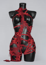 Load image into Gallery viewer, LA ROSA - Romantic Leaves and Roses Bodycage
