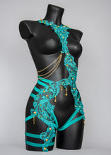 Cargar imagen en el visor de la galería, L&#39;APPEL DU VIDE - Studded Lace Bodycage
