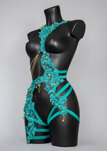 Carica l&#39;immagine nel visualizzatore di Gallery, L&#39;APPEL DU VIDE - Studded Lace Bodycage
