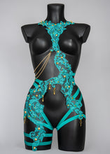 Charger l&#39;image dans la galerie, L&#39;APPEL DU VIDE - Studded Lace Bodycage
