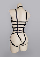 Load image into Gallery viewer, SPELLBOUND - *Made to Order* Black Lace Floral Bodycage
