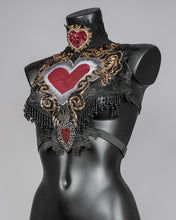 Cargar imagen en el visor de la galería, Sacred Heart - Sequin Lace Harness &amp; Fringed Epaulettes

