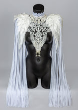 Charger l&#39;image dans la galerie, SANCTUARY - Ivory 3 Piece Fringed Lace Top Epaulettes
