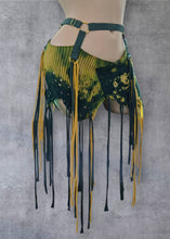 Cargar imagen en el visor de la galería, TOXIC AVENGER - *Ready to Ship* UK 8-12/US 4-8/EU 36-40 Bleached Teal Multi Way Distressed Skirt/Top
