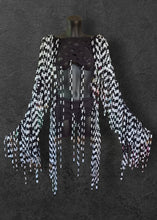 Carica l'immagine nel visualizzatore di Gallery, ZDARLIGHT - *Ready to Ship* UK 4-8/US 0-4/EU 32-36 Stripy Gothic Wasteland Set
