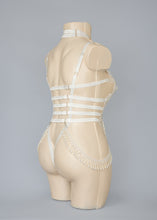 Load image into Gallery viewer, FADE INTO YOU - Ivory &amp; Pearls Bodycage
