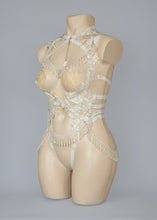 Load image into Gallery viewer, FADE INTO YOU - Ivory &amp; Pearls Bodycage
