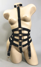 Cargar imagen en el visor de la galería, SEDITION - Chunky Harness Body with Garters
