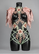 Load image into Gallery viewer, BIRTH OF VENUS - Winged Lace Goddess Bodycage
