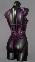 Load image into Gallery viewer, RTS* TEMPLEHEAD - Purple Flower Bodycage UK 4-6/US 0-4
